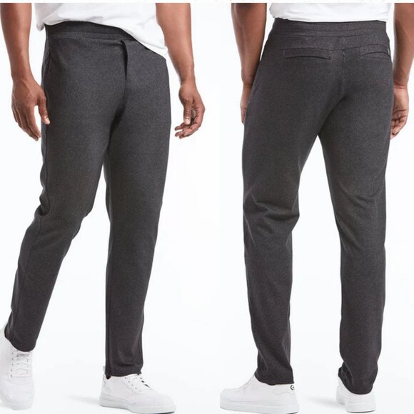 NEW Public Rec All Day‎ Every Day Pants 38/30 Gray Pull-on 4 pocket Tapered - Picture 1 of 14